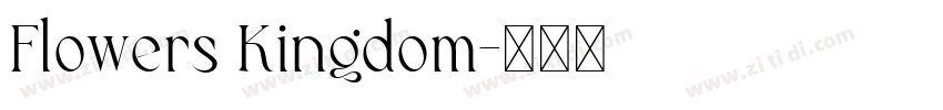 Flowers Kingdom字体转换
